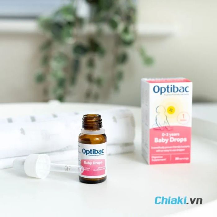 Men vi sinh cho em bé mới sinh của Optibac