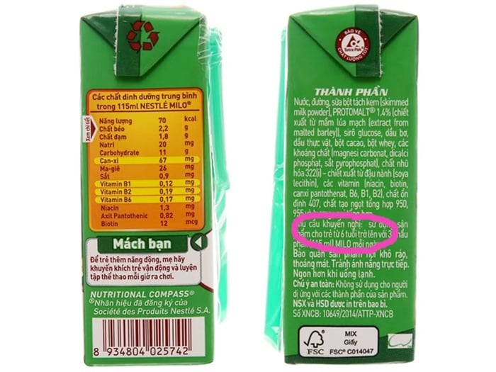 [TIN TỨC] Sữa Milo phù hợp với trẻ mấy tuổi? Trẻ dưới 6 tuổi uống có tốt không?