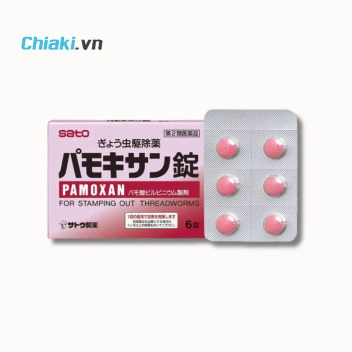 Thuốc tẩy giun sán Pamoxan Sato của Nhật Bản