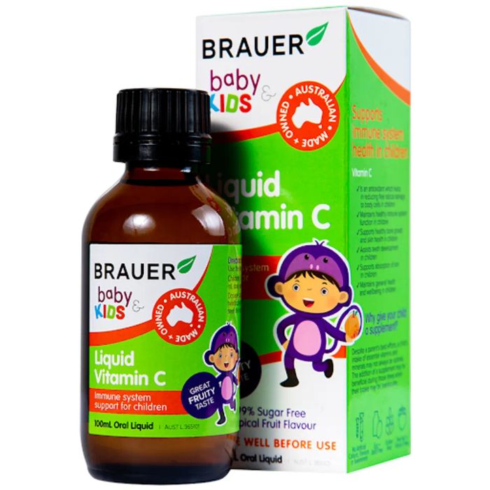 Siro Dạng Giọt Brauer Hỗ Trợ Bổ Sung Vitamin C Cho Bé 