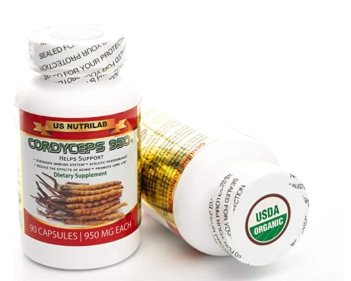 Viên đông trùng hạ thảo Cordyceps 950 dạng viên