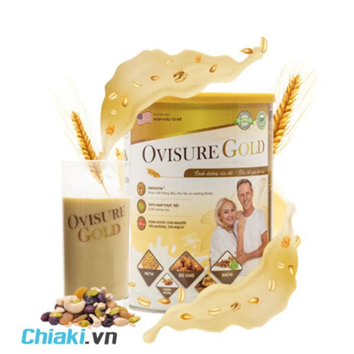 Sản phẩm sữa cao cấp Ovisure Gold dành cho người lớn tuổi 650gr