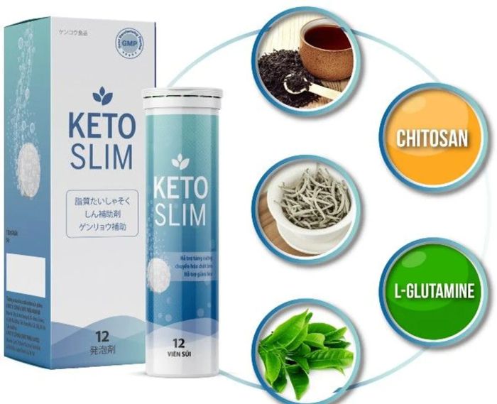 Thành phần của viên sủi Keto Slim