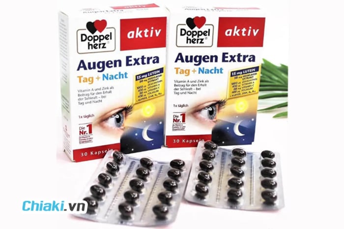 Viên Uống Doppelherz Augen Extra Tag + Nacht Của Đức