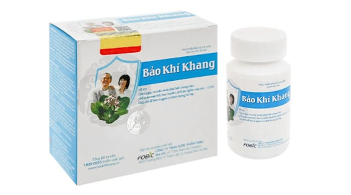 thuốc bổ phổi Bảo Khí Khang, hộp 120 viên