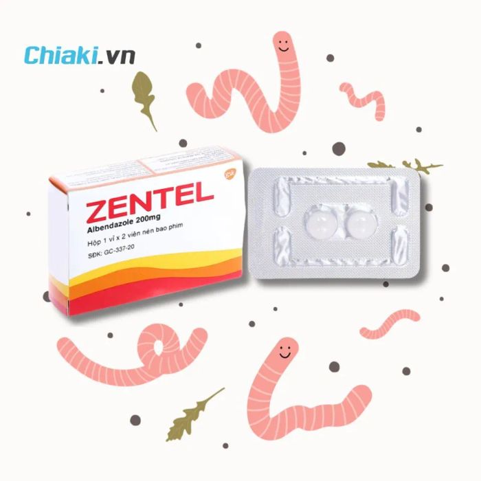 Thuốc tẩy giun Zentel