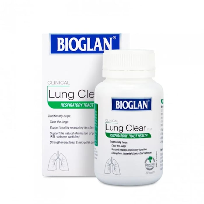 viên uống bổ phổi  Bioglan Lung Clear, 60 Viên