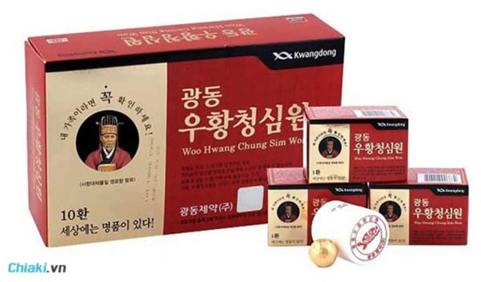 thuốc chống đột quỵ hàn quốc Kwangdong Woohwang Chong Shim Won