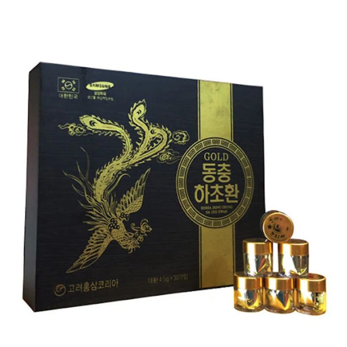 Viên Đông Trùng Hạ Thảo Hàn Quốc GOLD 30 Viên Cao Cấp