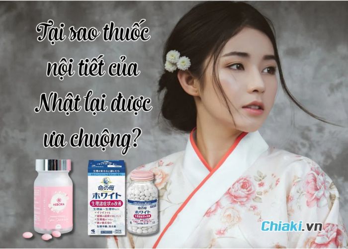 Viên uống bổ sung nội tiết tố nữ từ Nhật Bản