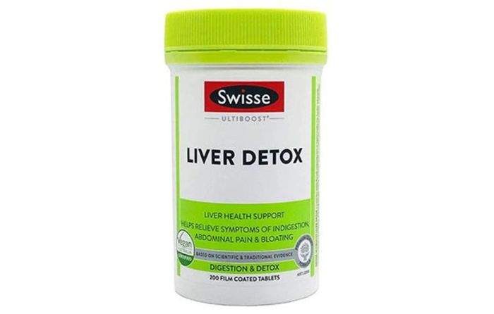 thực phẩm chức năng tốt cho gan Swisse Liver Detox 