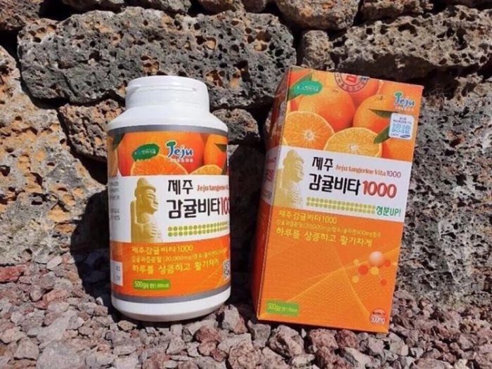 Viên ngậm Vitamin C Jeju Tangerine Vita Hàn Quốc 1000