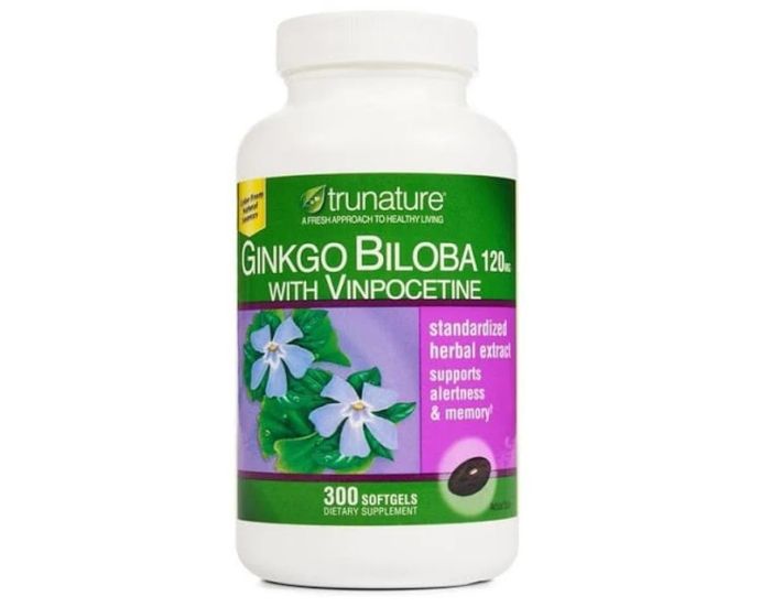 Ginkgo Biloba 120mg Trunature - sản phẩm dinh dưỡng của Mỹ