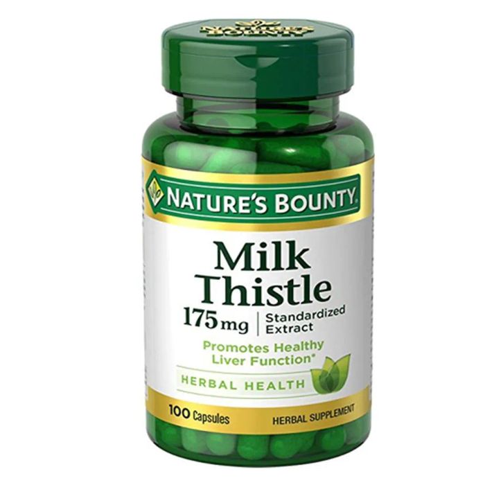Detox thải độc từ cây kế sữa trong sản phẩm Nature’s Bounty Milk Thistle 175mg
