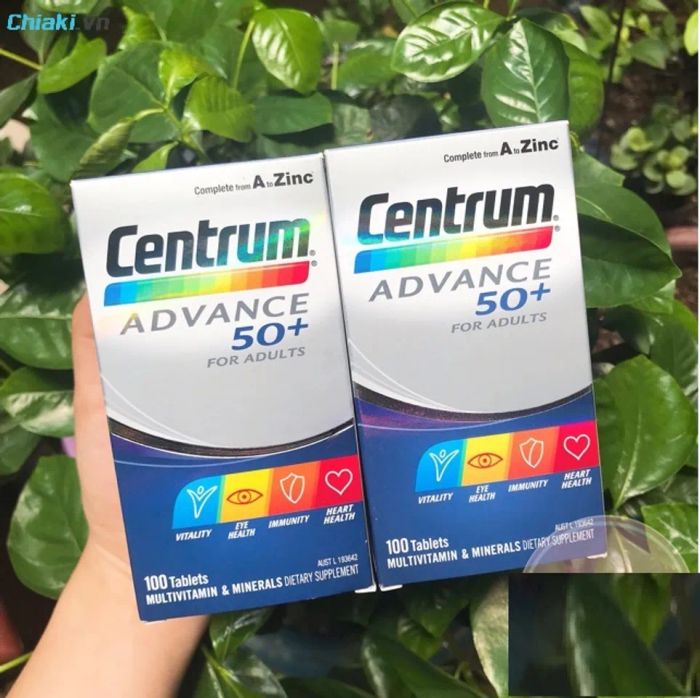 Centrum Advance 50+ cho người trên 50 tuổi