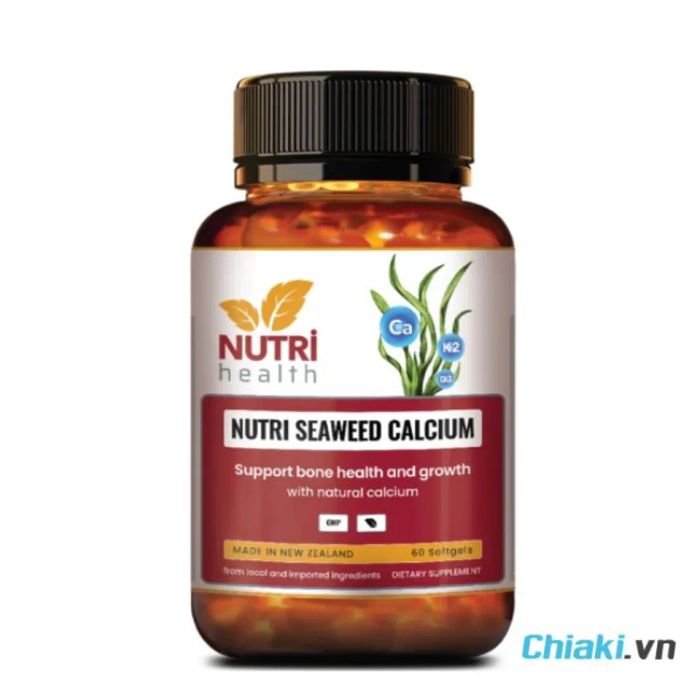 Siro canxi hữu cơ cho bé 3 tuổi trở lên Nutri Rong Biển Canxi