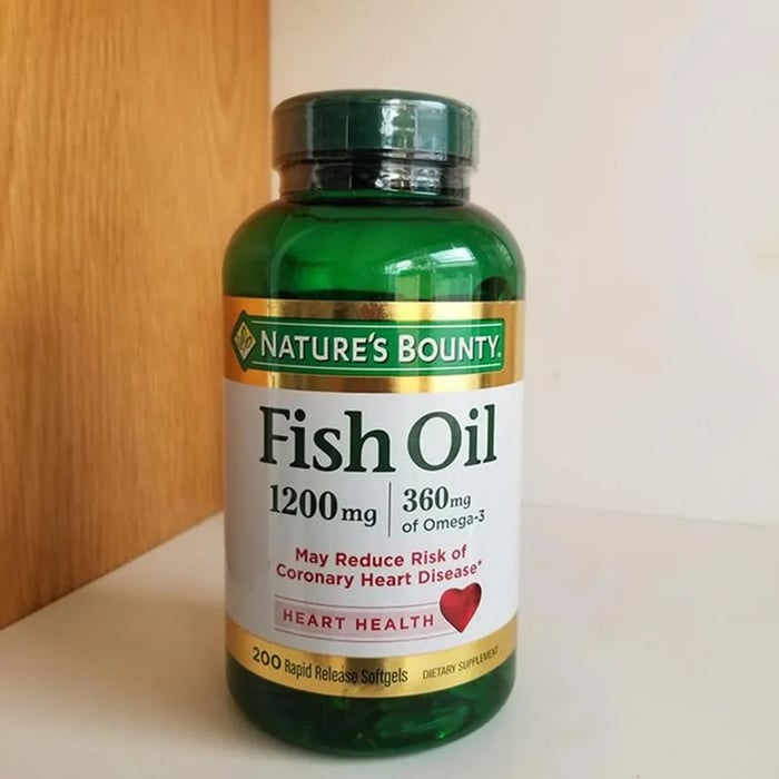 Dầu cá Nature's Bounty Fish Oil Omega 3 1200mg