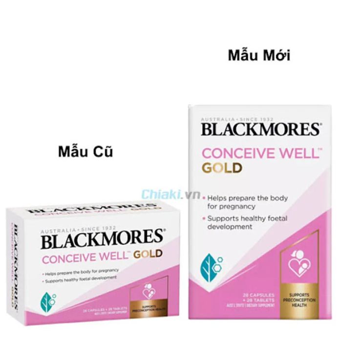 Thuốc Bổ Trứng Blackmores Conceive Well Gold, Hỗ Trợ Tăng Đề Kháng