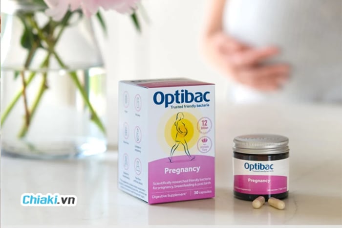 Men Tiêu Hóa Cho Bà Bầu Và Cho Con Bú Optibac For Pregnancy