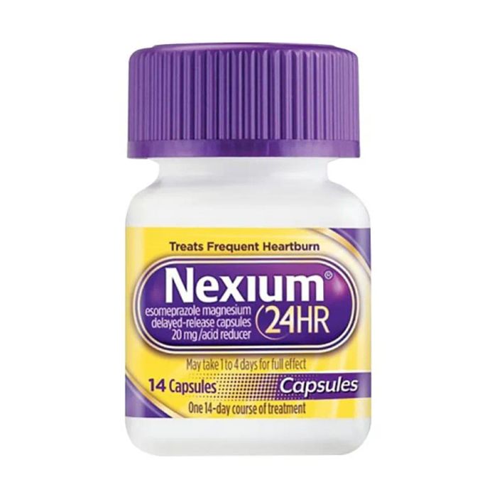 Viên uống Nexium 24hr 20mg hỗ trợ bảo vệ dạ dày