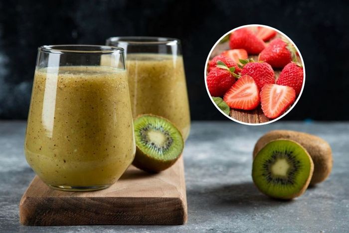 Bí quyết làm nước ép kiwi pha dâu tây bổ dưỡng