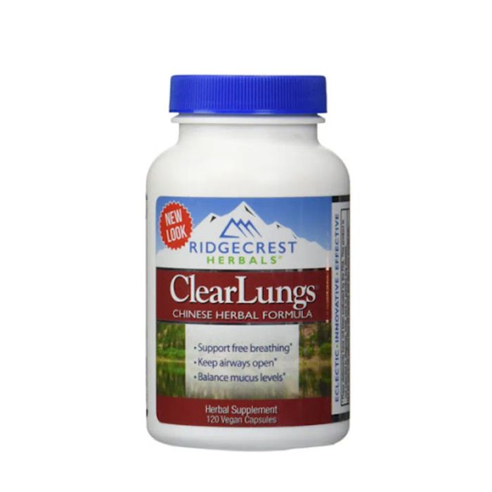 viên uống bổ phổi Clearlungs Formula, 120 Viên của Mỹ