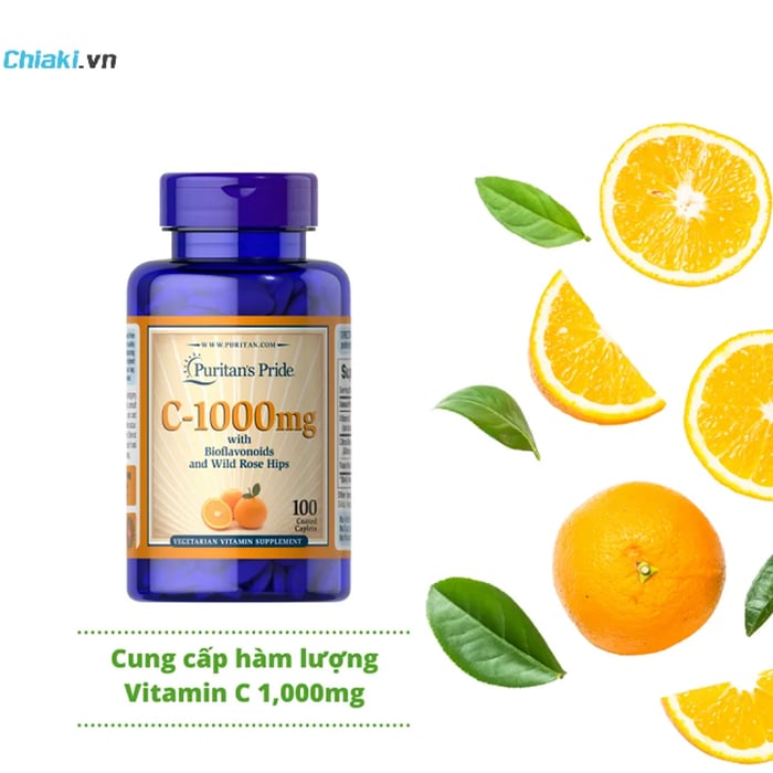 Viên uống vitamin C 1000mg Puritan's Pride