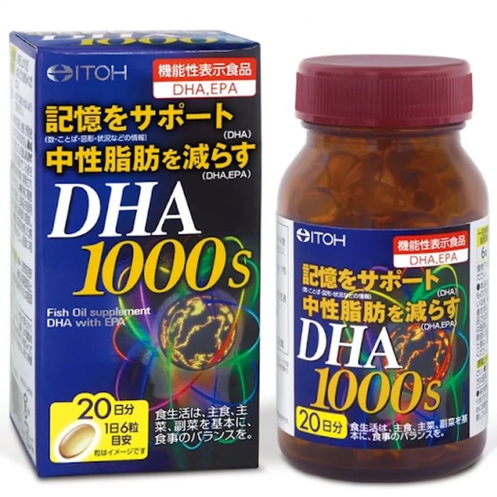 Viên uống bổ não Nhật DHA 1000mg ITOH và các loại thuốc bổ não khác