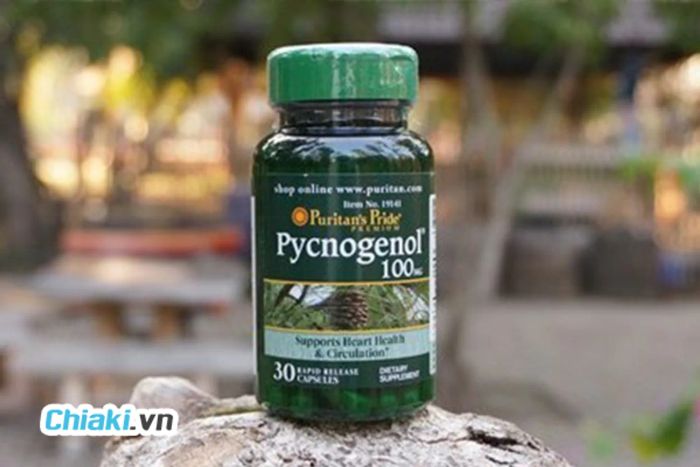 Viên uống Puritan's Pride Pycnogenol 30Mg hỗ trợ tim mạch