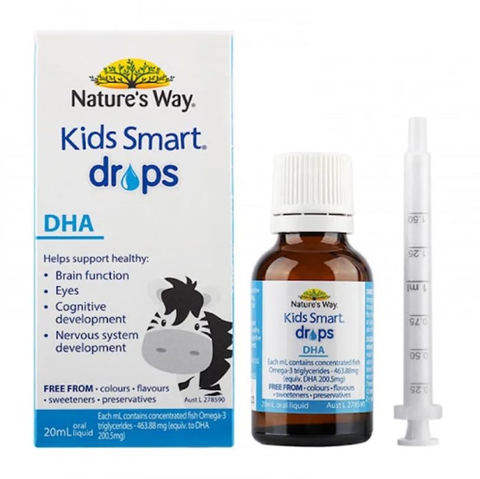 Nature’s Way Kids Smart DHA Drops Dạng Giọt, 20ml