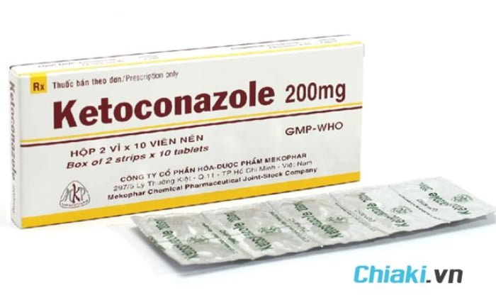 Thuốc đặc trị nấm da đầu Ketoconazol 200mg