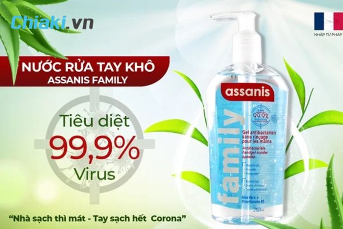 Gel Rửa Tay Khô Assanis Family