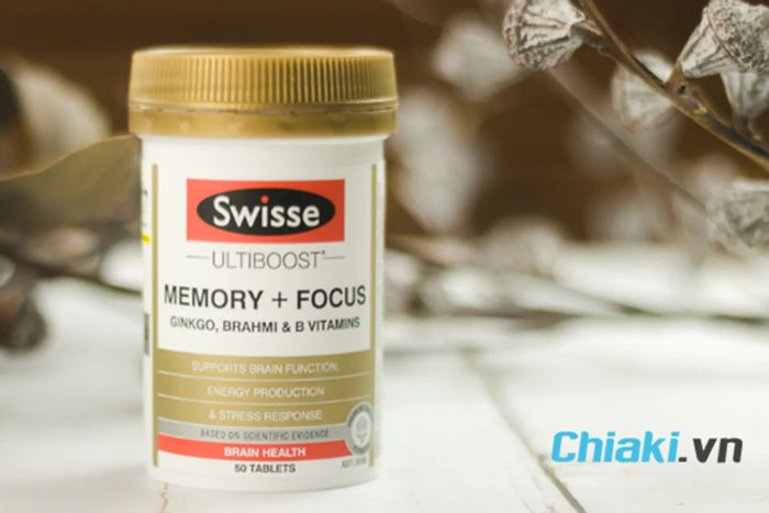 Bổ não Úc Swisse Ultiboost Memory + Focus