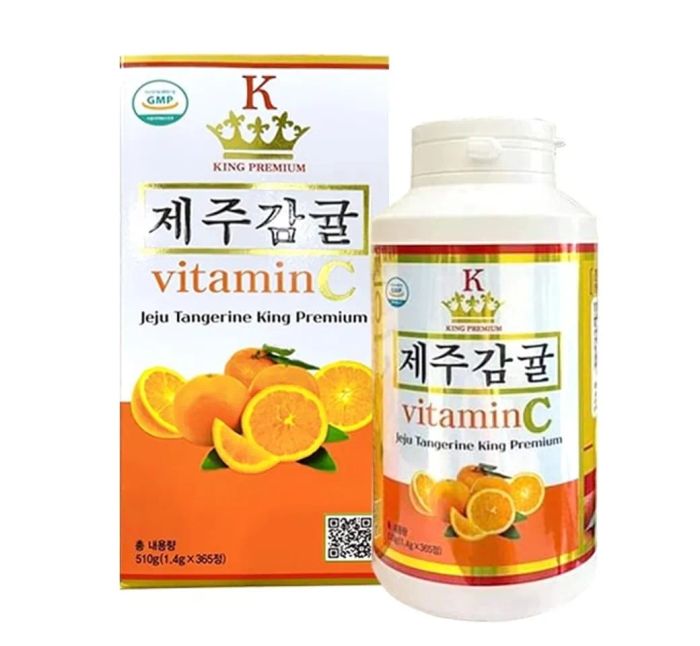 Viên ngậm vitamin C Jeju Tangerine King Premium Hàn Quốc