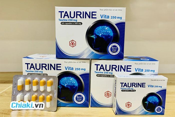 Taurine Vita - Dinh dưỡng cho mắt (250ml, 60 viên)