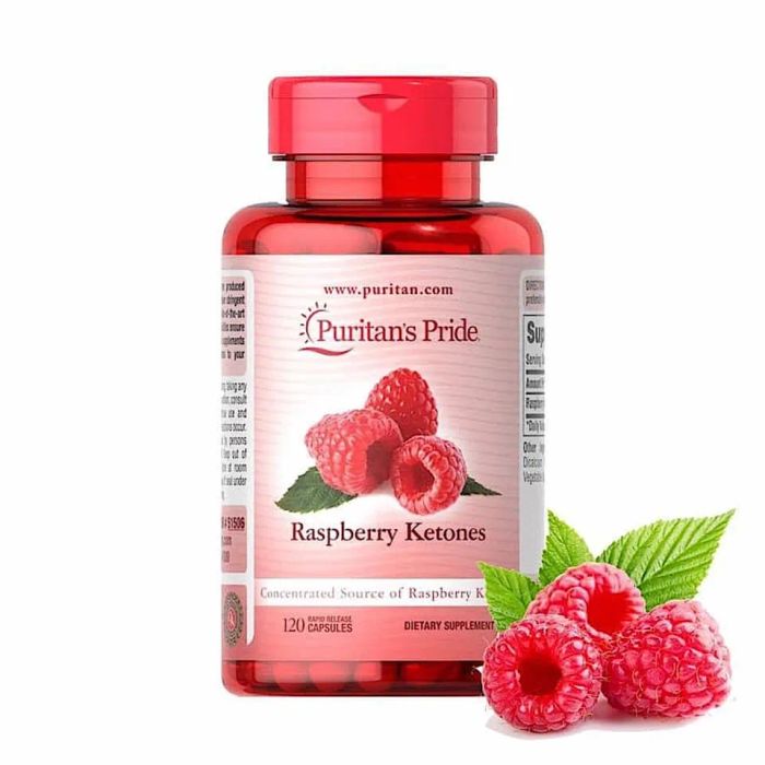 Thực phẩm chức năng Mỹ Puritan's Pride Raspberry Ketones