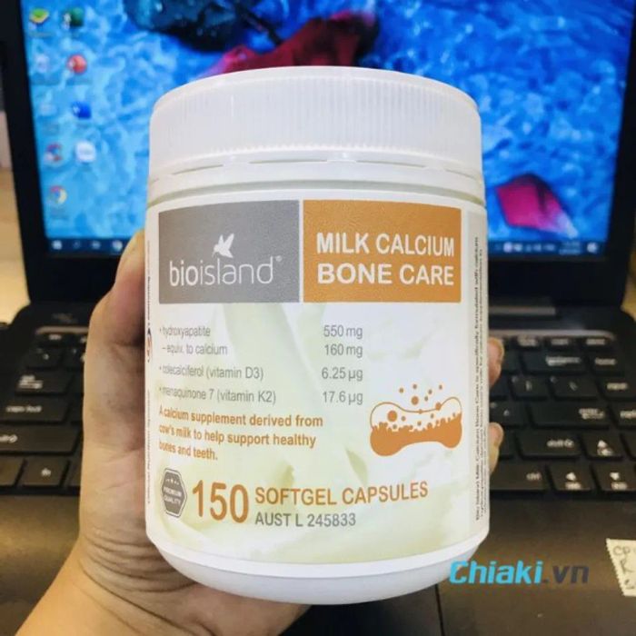 Canxi hữu cơ Sữa Bio Island Bone Care