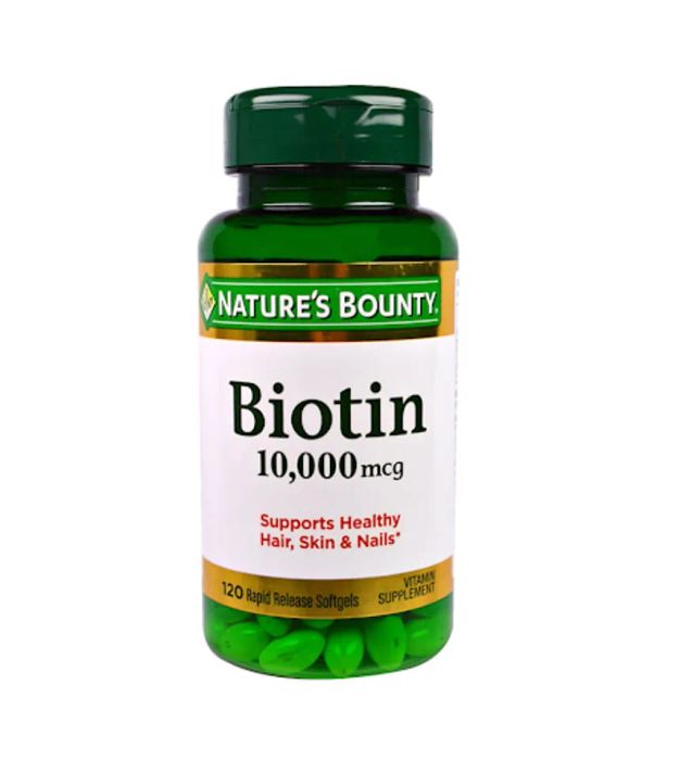 Nature’s Bounty Biotin 10.000mcg - Sức sống cho Tóc và Da, Hộp 120 Viên