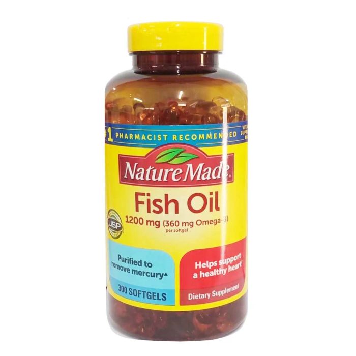 Thuốc bổ mắt Nature Made Fish Oil Omega 3