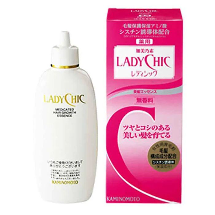 - Kaminomoto LadyChic là serum kích thích mọc tóc của Nhật hỗ trợ ngừa rụng tóc lâu năm dành riêng cho nữ giới.