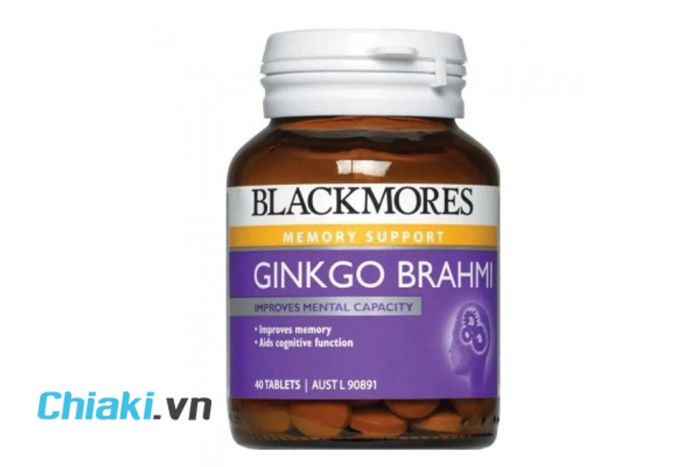 Viên uống bổ não của Úc Blackmores Ginkgo Brahmi