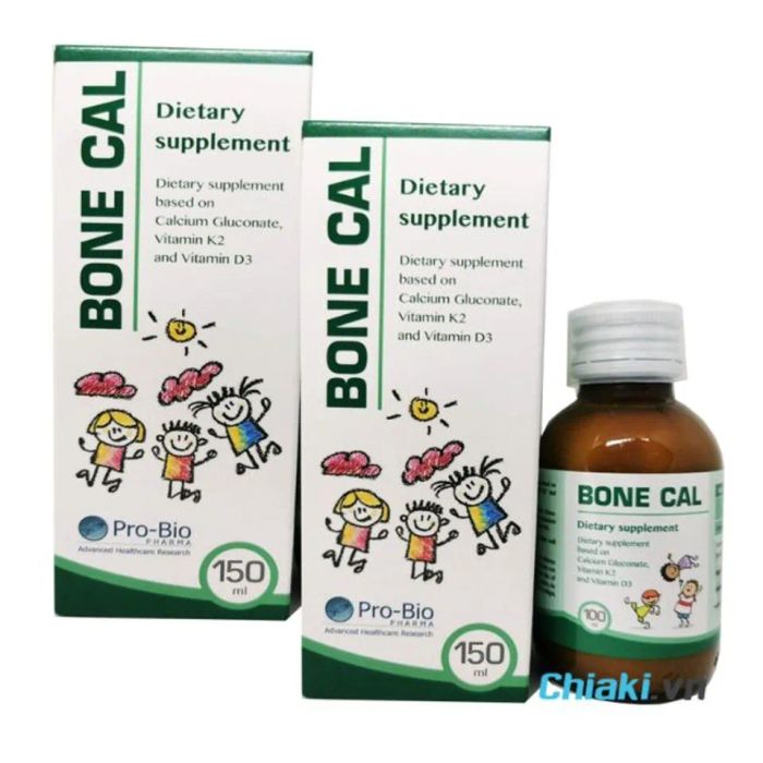 Canxi hữu cơ cho bé Bone Cal 