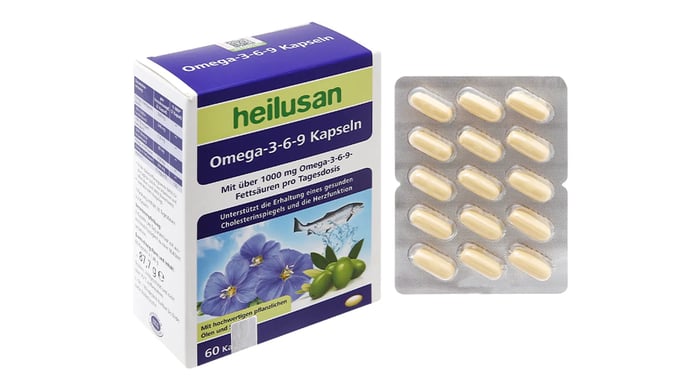 Viên uống Heilusan Omega-3-6-9 Kapseln từ Đức