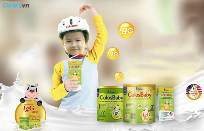 Sữa Colosbaby số 0 cung cấp nhiều dưỡng chất quan trọng