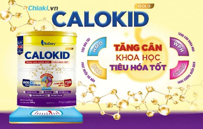 Sữa Calokid Gold giúp trẻ tăng cân