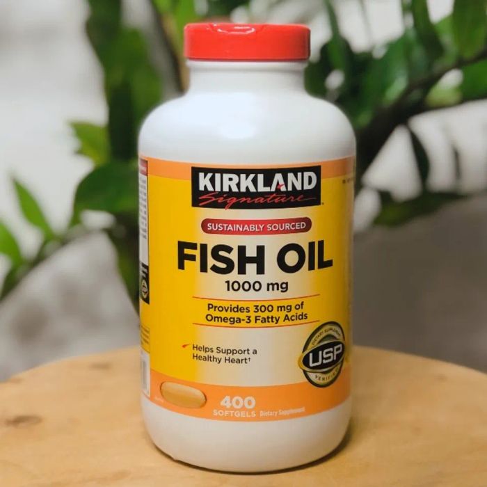 Thuốc bổ mắt Mỹ Fish oil Kirkland