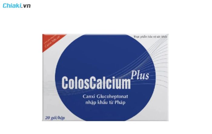 Canxi tự nhiên cho bé 2 tuổi bột Coloscalcium Plus