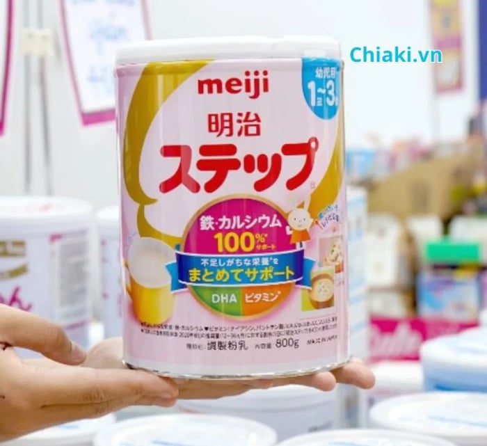 Meiji số 9 là sữa giúp bé tăng chiều cao.