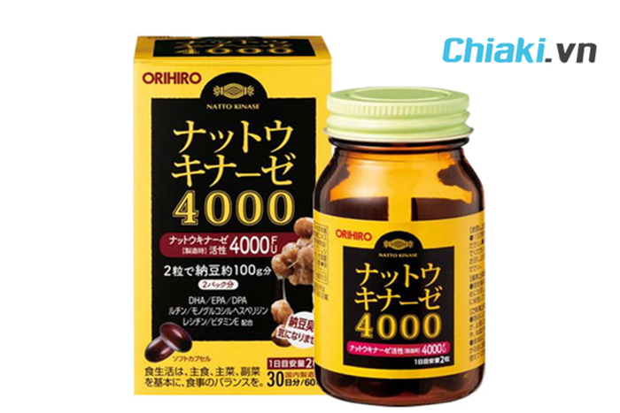 Viên Uống Nattokinase 4000FU Orihiro