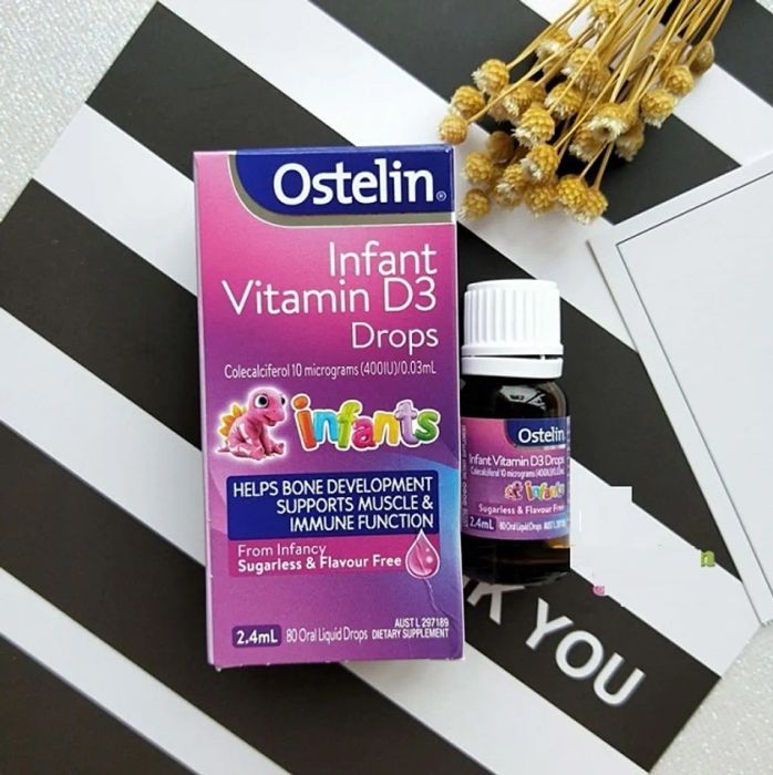 thực phẩm chức năng úc Vitamin D3 Drops Ostelin 